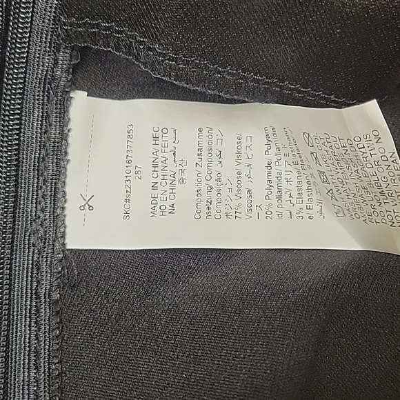 Black Faux Leather Studded Mini Skort - Picture 8 of 13